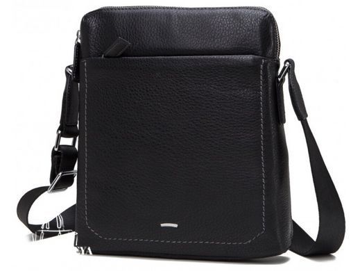 Мужской кожаный мессенджер Tiding Bag NM17-9069-2A черный