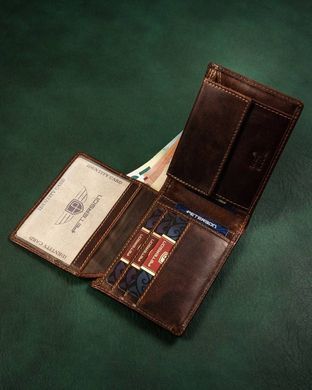 Гаманець чоловічий шкіряний Peterson PTN WL-1012-COM