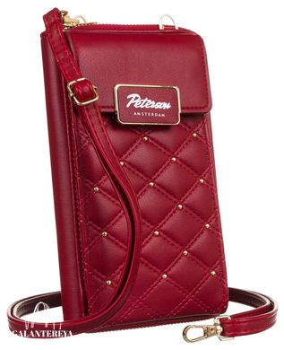 Сумка-гаманець жіноча із екошкіри з кишенею для телефону Peterson PTN M-09