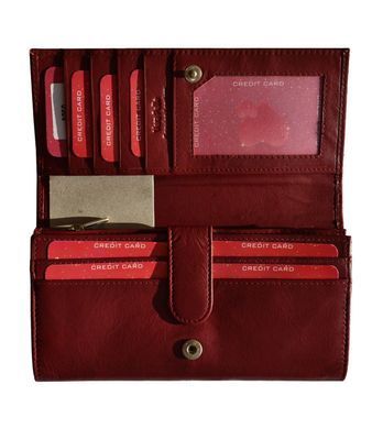 Гаманець жіночий шкіряний Italian fabric bags 8050