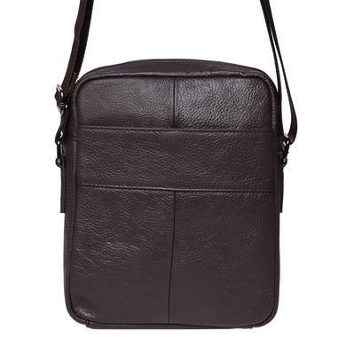 Мужской кожаный мессенджер Borsa Leather K18154-brown коричневый