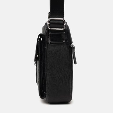 Сумка чоловіча шкіряна Keizer K12045a-black чорна