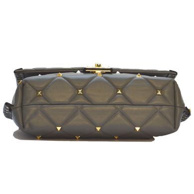 Жіноча шкіряна сумка крос-боді Italian fabric bags 2203 gray