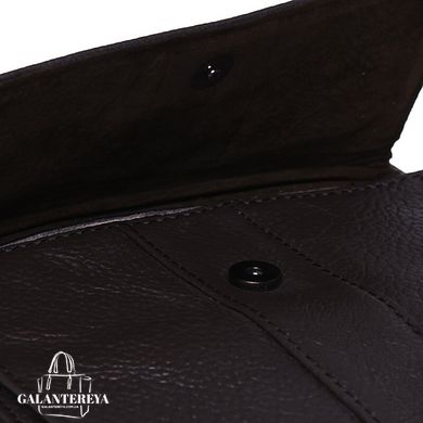 Мужской кожаный мессенджер Borsa Leather K18154-brown коричневый