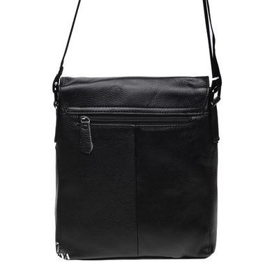 Сумка через плечо мужская кожаная Borsa Leather K18168-black