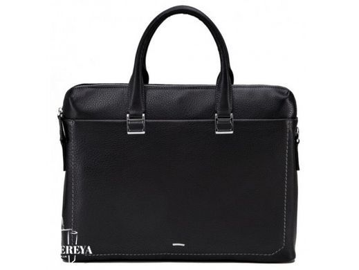 Мужская кожаная сумка для ноутбука Tiding Bag NM17-9069-5A черный