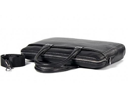 Мужская кожаная сумка для ноутбука Tiding Bag NM17-9069-5A черный