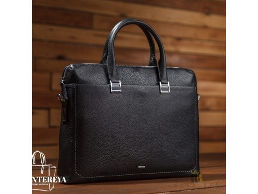 Мужская кожаная сумка для ноутбука Tiding Bag NM17-9069-5A черный