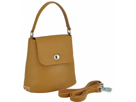 Женская кожаная сумка Riche W14-7718LB коричневый