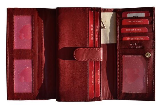 Гаманець жіночий шкіряний Italian fabric bags 8050