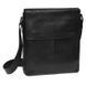 Сумка через плечо мужская кожаная Borsa Leather K18168-black