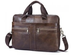 Мужская кожаная сумка для ноутбука Bexhill Bx1120C коричневый