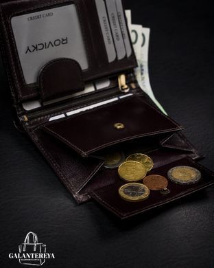 Кошелек мужской кожаный ROVICKY 1502-03-BOR