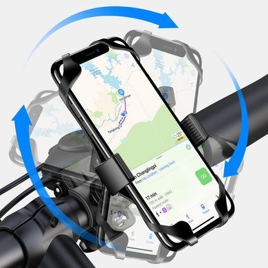 Тримач для телефону на велосипед, подвійна фіксація, поворот 360&deg; RAXFLY RAX184580