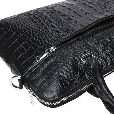 Сумка для ноутбука мужская кожаная Keizer K17607-black