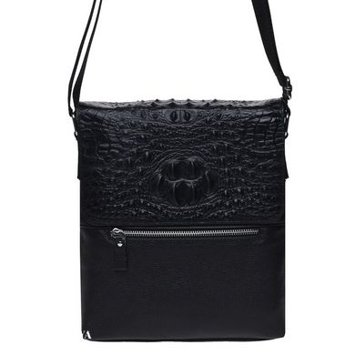 Мужская кожаная сумка Keizer K187013-black черный