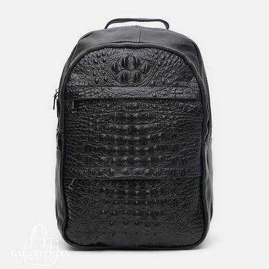 Рюкзак мужской кожаный Borsa Leather k1333-black