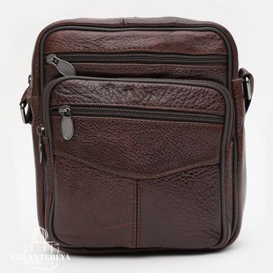 Сумка через плечо мужская кожаная Keizer K19970br-brown