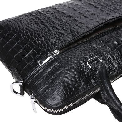 Сумка для ноутбука мужская кожаная Keizer K17607-black