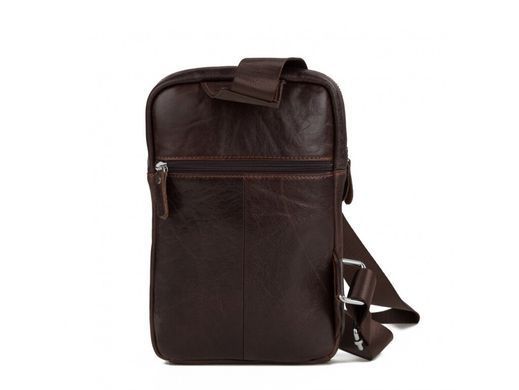 Мужской кожаный черный мессенджер Tiding Bag A25-6896