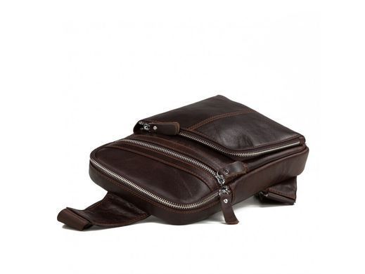 Мужской кожаный черный мессенджер Tiding Bag A25-6896