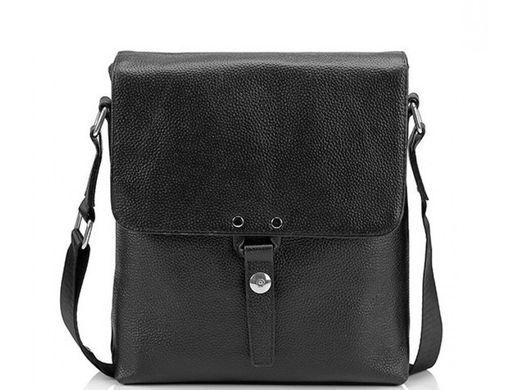 Мужской кожаный мессенджер Tiding Bag A25F-9133A черный