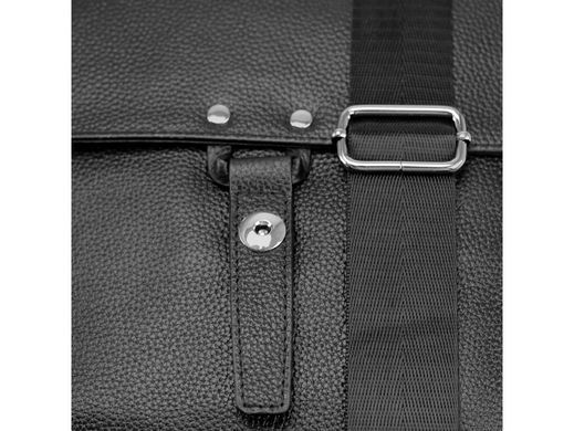 Мужской кожаный мессенджер Tiding Bag A25F-9133A черный