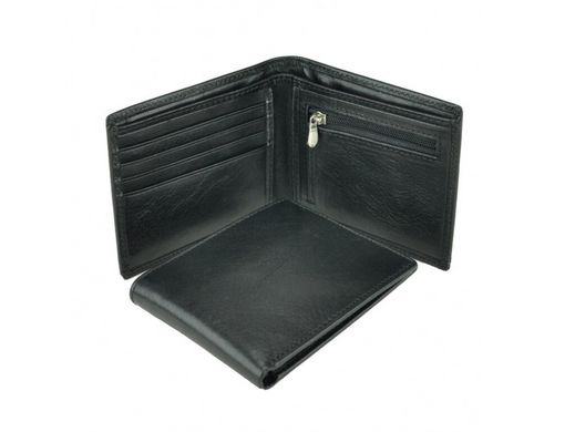 Мужское кожаное портмоне Tiding Bag SM7-8005A черный