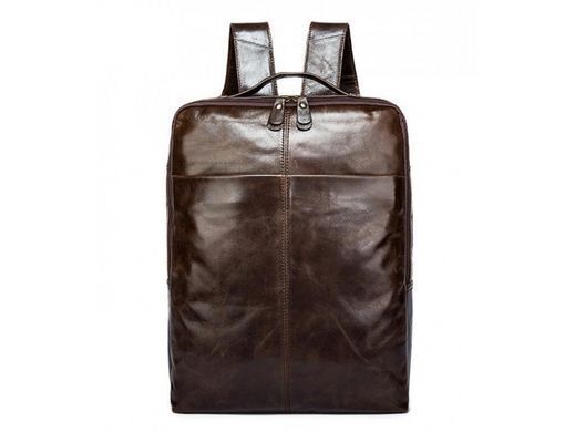 Мужской кожаный рюкзак Tiding Bag 7280C коричневый