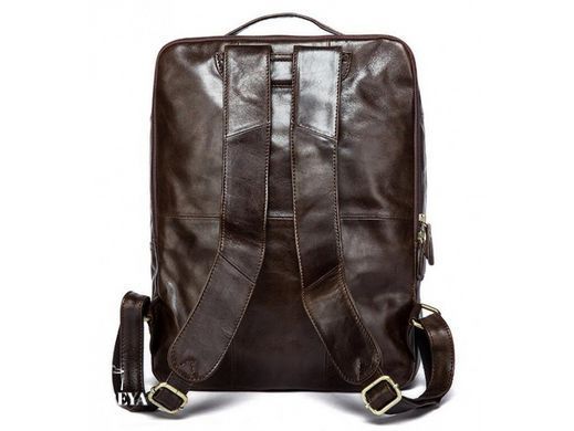 Мужской кожаный рюкзак Tiding Bag 7280C коричневый