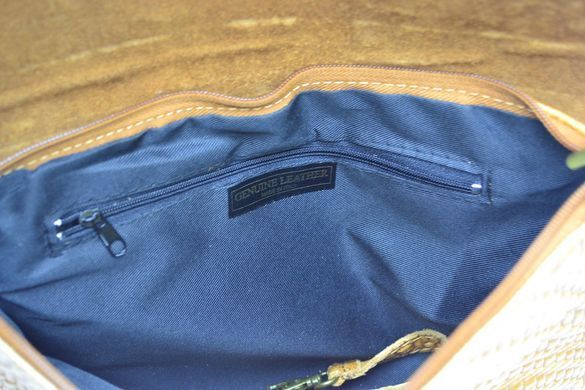 Женская кожаная сумочка-клатч Italian fabric bags 2197