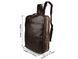 Мужской кожаный рюкзак Tiding Bag 7280C коричневый 7