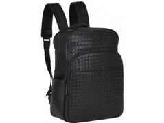 Мужской кожаный рюкзак Tiding Bag B3-8603A черный