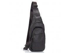 Сумка-слинг через плечо мужская кожаная Tiding Bag A25-5021C