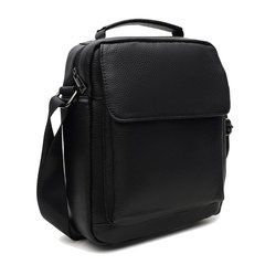 Сумка чоловіча шкіряна Keizer K1602-black чорна