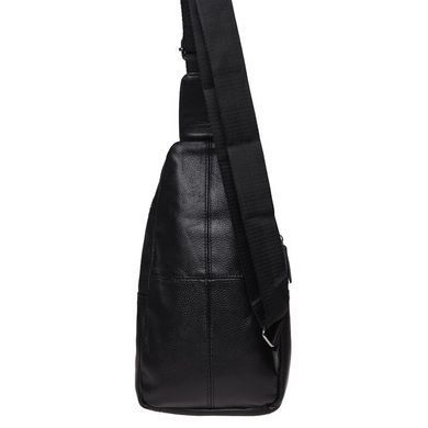 Мужской кожаный мессенджер Keizer K13035-black черный