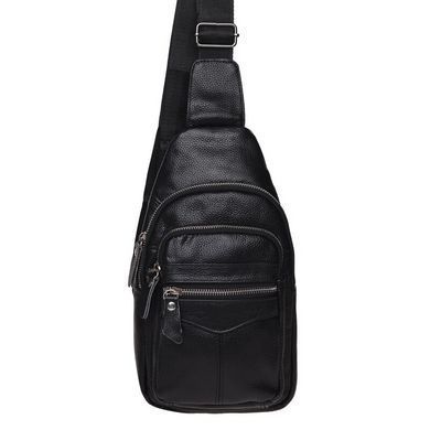 Мужской кожаный мессенджер Keizer K13035-black черный