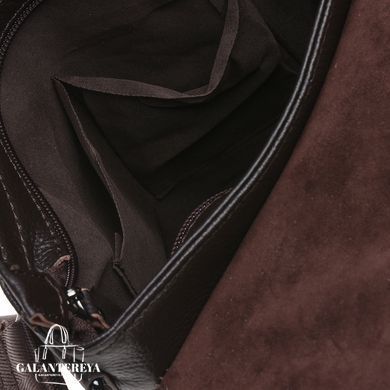 Сумка через плечо мужская кожаная Borsa Leather K18168-black