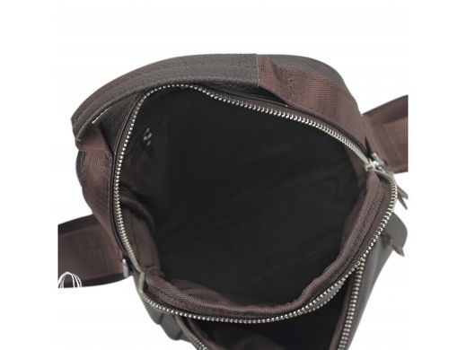 Мужской кожаный мессенджер Tiding Bag A25F-1436B коричневый