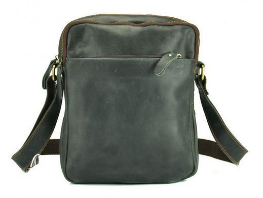 Мужской кожаный мессенджер Tiding Bag NM15-2536G серый
