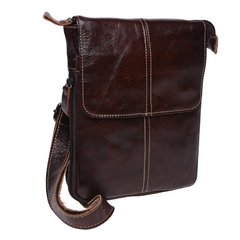 Мужская кожаная сумка Keizer K18713-brown коричневый