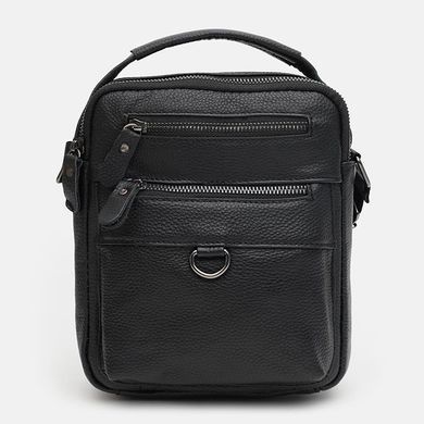 Сумка мужская кожаная Keizer K14035bl-black черная