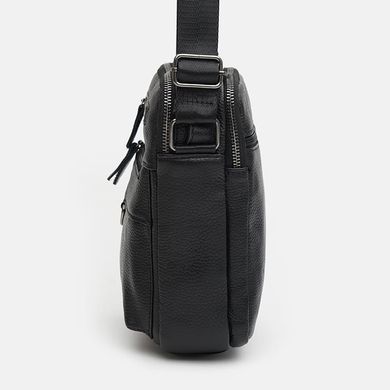 Сумка мужская кожаная Keizer K14035bl-black черная