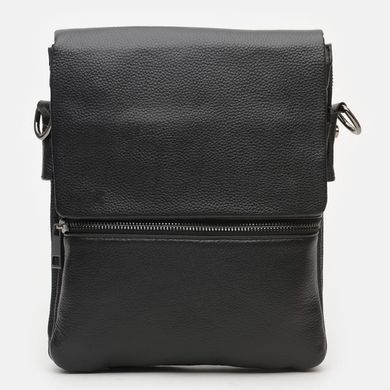 Сумка чоловіча шкіряна Borsa Leather K12056-black