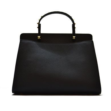 Жіноча шкіряна сумка Italian fabric bags 8988-5 black