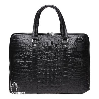 Мужская кожаная сумка для ноутбука Keizer K1359-1-black черный