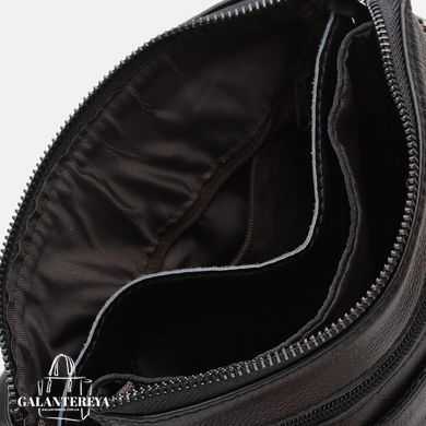 Сумка мужская кожаная Borsa Leather K12056-black