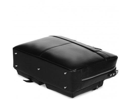 Кожаная мужская сумка для ноутбука Royal Bag RB058A черный