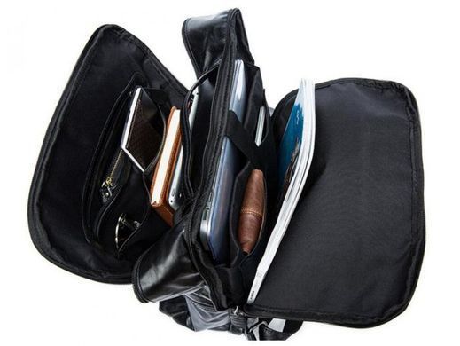 Мужской кожаный рюкзак Tiding Bag 7280C коричневый