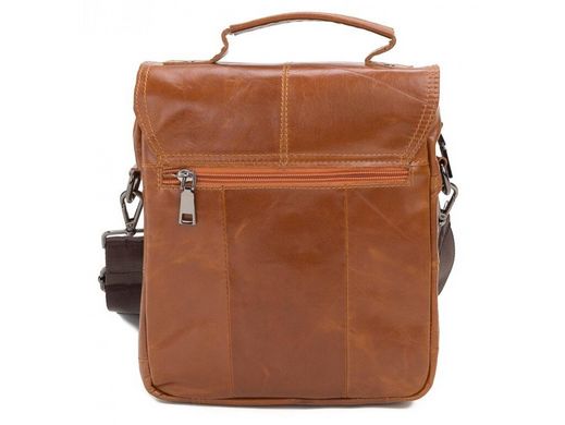 Мужской кожаный мессенджер Tiding Bag A25-5567C коричневый